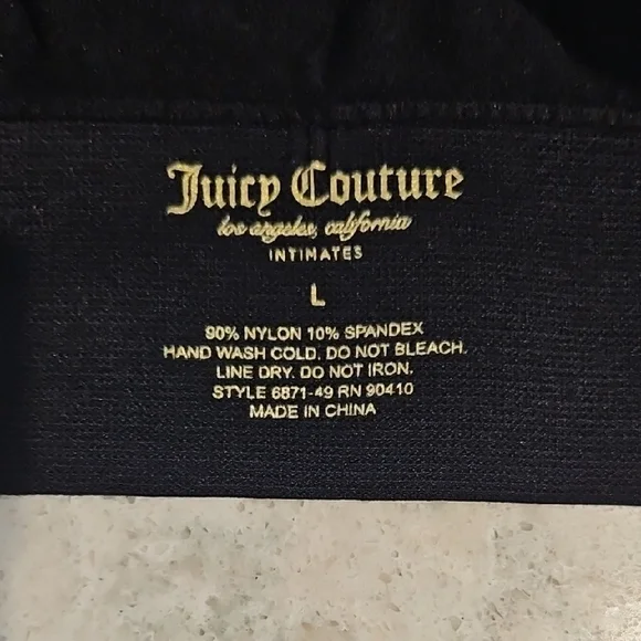 Nwt Juicy Couture Black Rhinestone Bralette Top - Picture 3 of 5